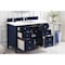 James Martin Vanities Brittany 48in Single Vanity, Victory Blue w/ 3 CM White Zeus Quartz Top 650-V48-VBL-3WZ - alternate 3